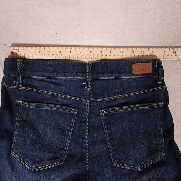 Judy Blue Denim Pull On Shorts Womens Size Large Cuffed Short Pants Jeans - Picture 5 of 12